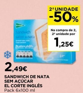 El Corte Inglés Gelados el corte inglés promoção