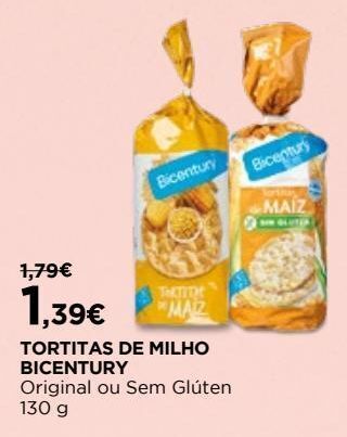 El Corte Inglés Cereal de milho bicentury promoção