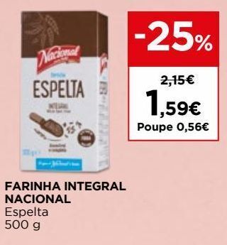 El Corte Inglés Farinha nacional promoção