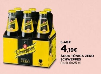 El Corte Inglés Água tônica schweppes promoção