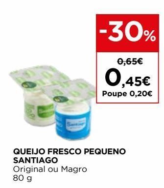 El Corte Inglés Queijo fresco santiago promoção