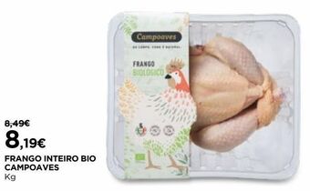 El Corte Inglés Frango inteiro promoção