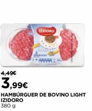 El Corte Inglés Hambúrguer bovino izidoro promoção