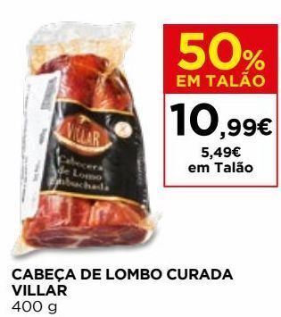 El Corte Inglés Lombo curado promoção