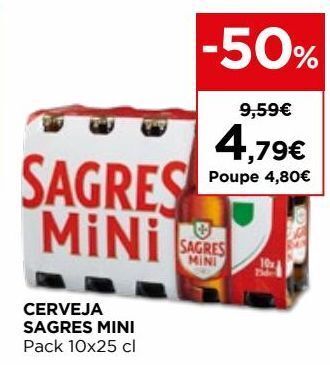 El Corte Inglés Cerveja sagres promoção