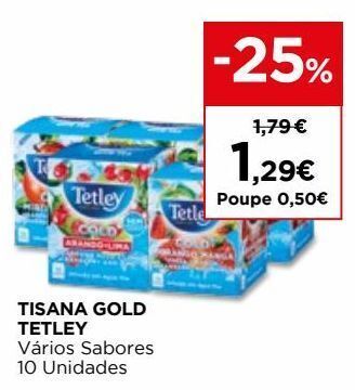 El Corte Inglés Infusão tetley promoção