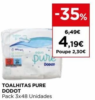 Lenços umedecidos dodot