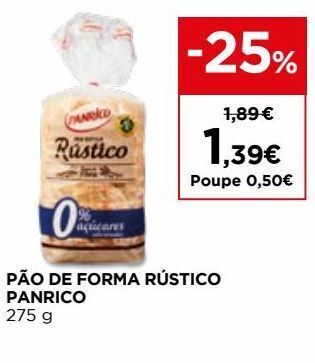 El Corte Inglés Pão de forma panrico promoção