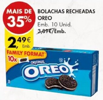 Pingo Doce Bolachas Recheadas Oreo 10 unid. promoção