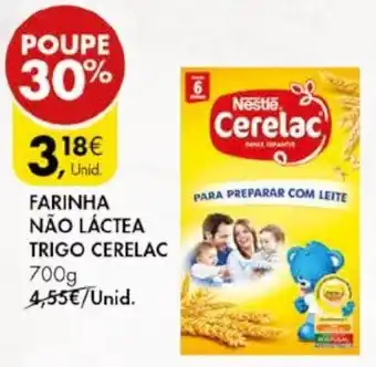 Pingo Doce Farinha Não Láctea Trigo Nestlé Cerelac 700g promoção