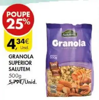 Pingo Doce Granola Superior Salutem 500g promoção