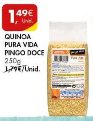 Pingo Doce Quinoa Pura Vida Pingo Doce 250g promoção