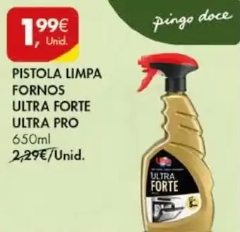 Pingo Doce Pistola Limpa Fornos Ultra Forte Pro 650ml promoção