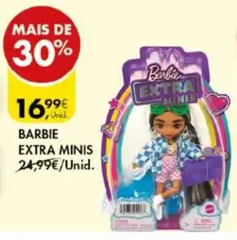 Pingo Doce Barbie Extra Minis promoção