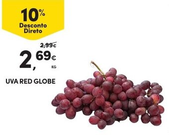 Continente Uva Red Globe promoção