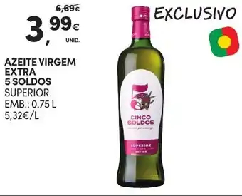 Azeite Virgem Extra 5 Soldos Superior 0.75L