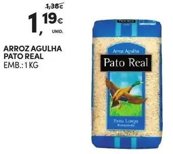 Continente Arroz Agulha Pato Real 1kg promoção