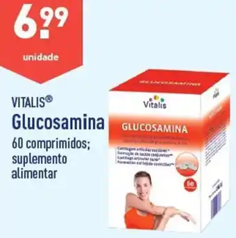 ALDI Vitalis Glucosamina 60 Comprimidos Suplemento ALimentas promoção