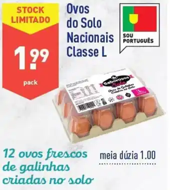 ALDI Ovos do Solo Nacionais Classe L promoção