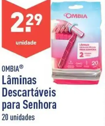 ALDI Ombia Lâminas Descartáveis para Senhora 20 Unid promoção