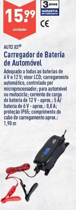 ALDI Auto XS Carregador de Bateria de Automóvel promoção