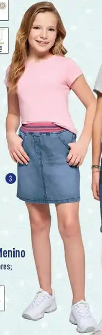 Pocopino Saia/Calções de Ganga para Menina 122-158