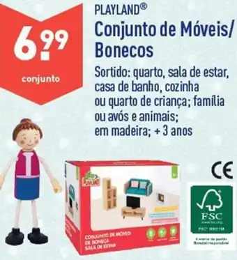 ALDI Platland Conjunto de Móveis/Bonecos promoção