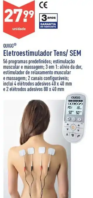 Quigg Eletroestimulador Tens/SEM