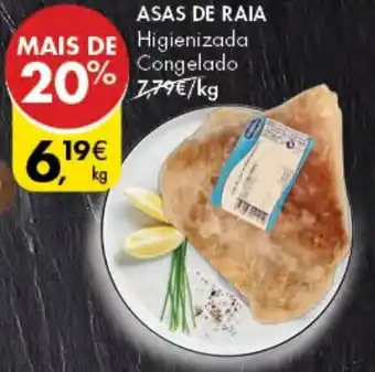 Pingo Doce Asas de Raia Higienozada Congelado promoção