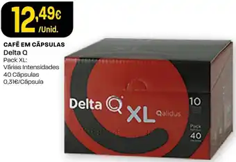 Intermarché Café em Cápsulas Delta Q 40 Cápsulas promoção