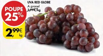 Pingo Doce Uva Red Globe promoção