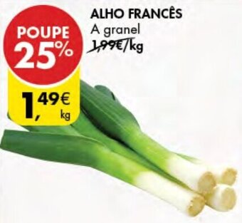 Pingo Doce Alho Francês promoção