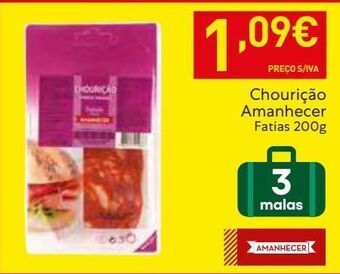 Recheio Chouriço amanhecer promoção