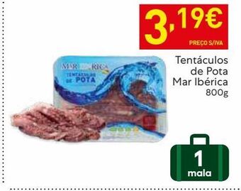 Recheio Tentáculos de lula mar ibérica promoção