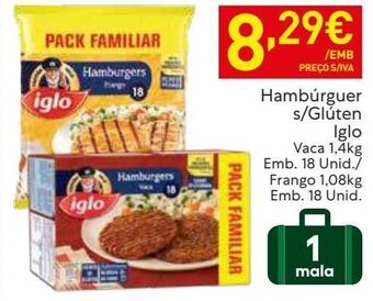 Recheio Hambúrguer iglo promoção