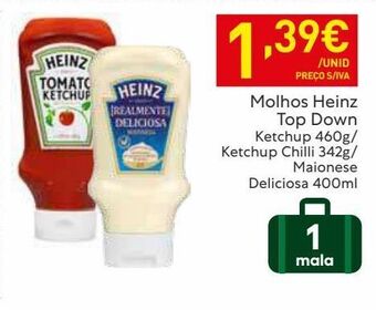Recheio Molhos heinz promoção