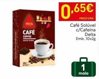 Café solúvel delta