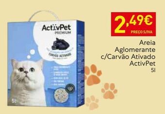 Recheio Areia para gato activpet promoção