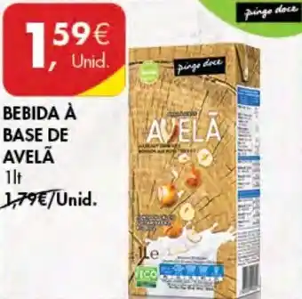 Pingo Doce Bebida À Base de Avelã 1lt promoção