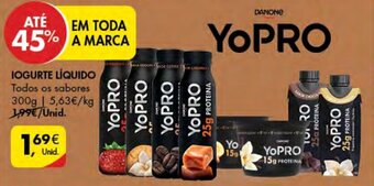 Pingo Doce Iogurte Líquido Yopro 300g promoção