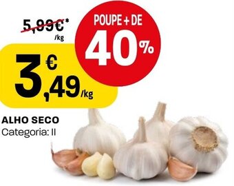 Intermarché Alho Seco promoção