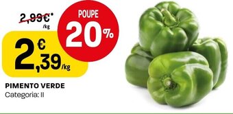 Intermarché Pimento Verde promoção