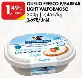 queijo Fresco p/Barrar Light Valformoso 200g