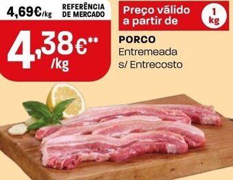 Porco Entremeada s/ Entrecosto
