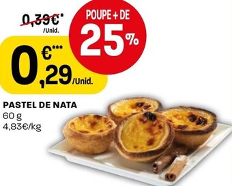 Intermarché Pastel de Nata 60g promoção