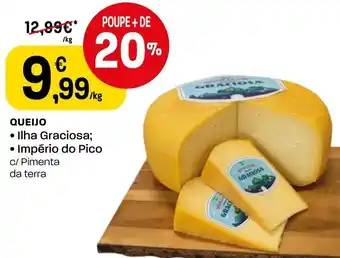Intermarché Queijo Ilha Graciosa Império de Pico c/ Pimenta da Terra promoção