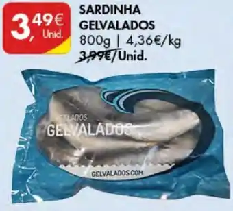 Pingo Doce Sardinha Gelvalados 800g promoção