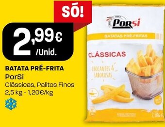 Intermarché Batata Pré Frita PorSi 2,5kg promoção