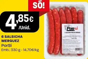 6 Salsicha Merguez PorSi 330g