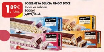 Pingo Doce Sobremesa Delícia Pingo Doce 1000ml promoção